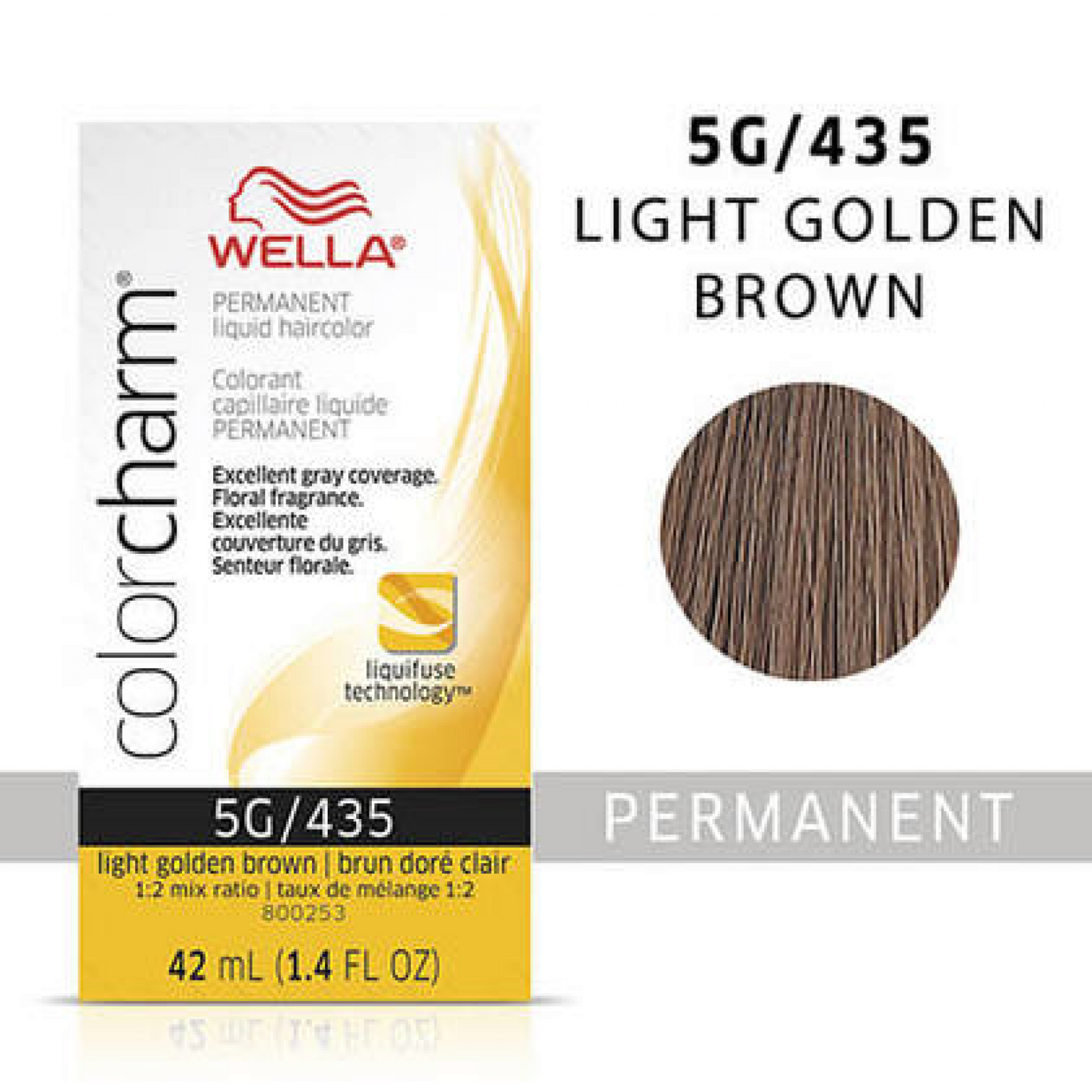 Wella color charm 5G/435 Light Golden Brown permanent