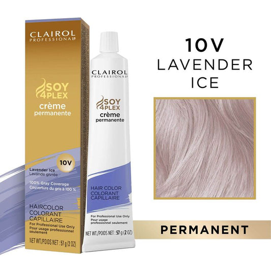 Clairol Professional Creme Permanente - 10V Lavender Ice / 2 oz.