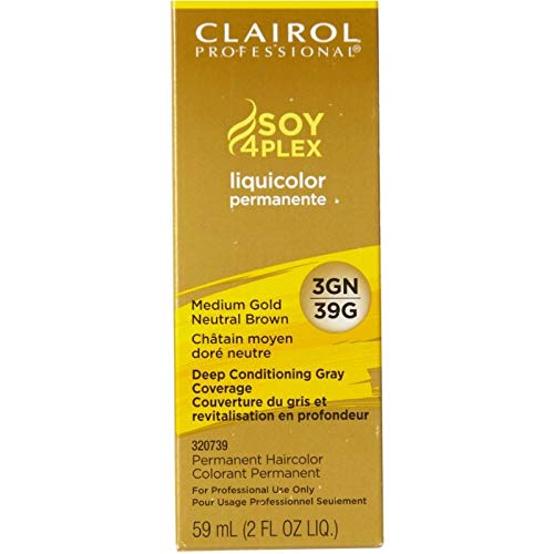 Clairol Professional liquid color 3GN/39G Medium Gold Neutral Brown