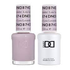 DND 874 gel and lacquer- Loss Lavender