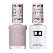 DND 877 gel and lacquer-Pink Glaze