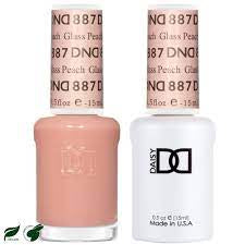 Dnd 887 gel and lacquer- Glass Peach