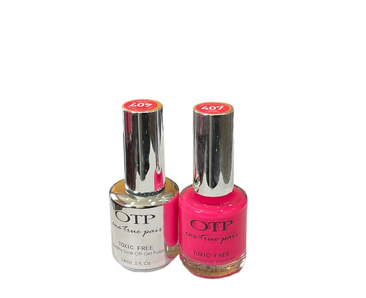 Otp 407 gel and lacquer- Nutty Coconut