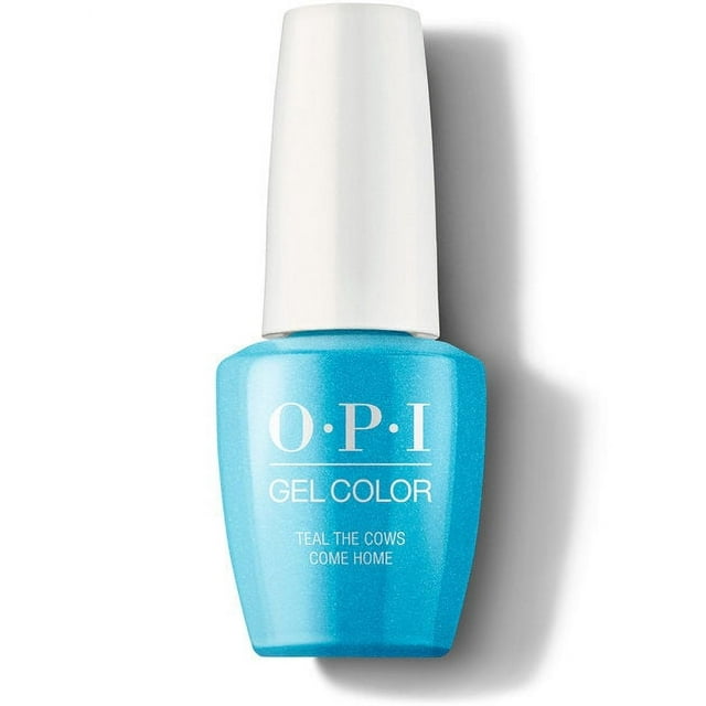 OPI GEL B54 TEAL THE COWS COME HOME