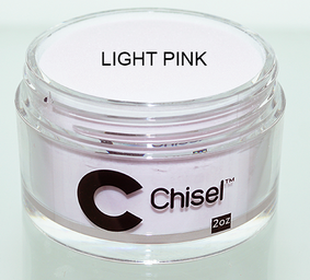 Chisel 2in1 Acrylic/Dipping Powder, Pink & White Collection, LIGHT PINK, 2oz