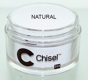 Chisel 2in1 Acrylic/Dipping Powder, Pink & White Collection, NATURAL, 2oz