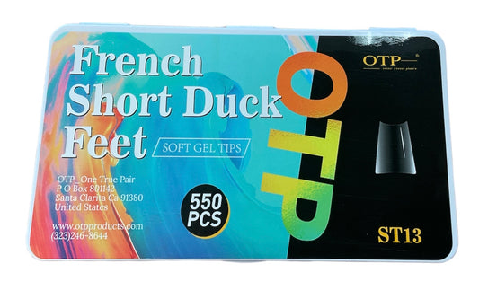 OTP Soft Gel Tips- French Short Duck Feet