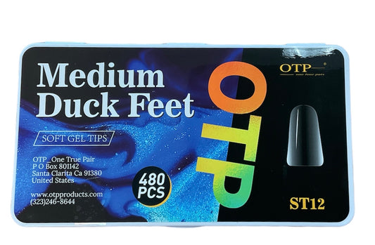 OTP Soft Gel Tips, Medium Duck Feet